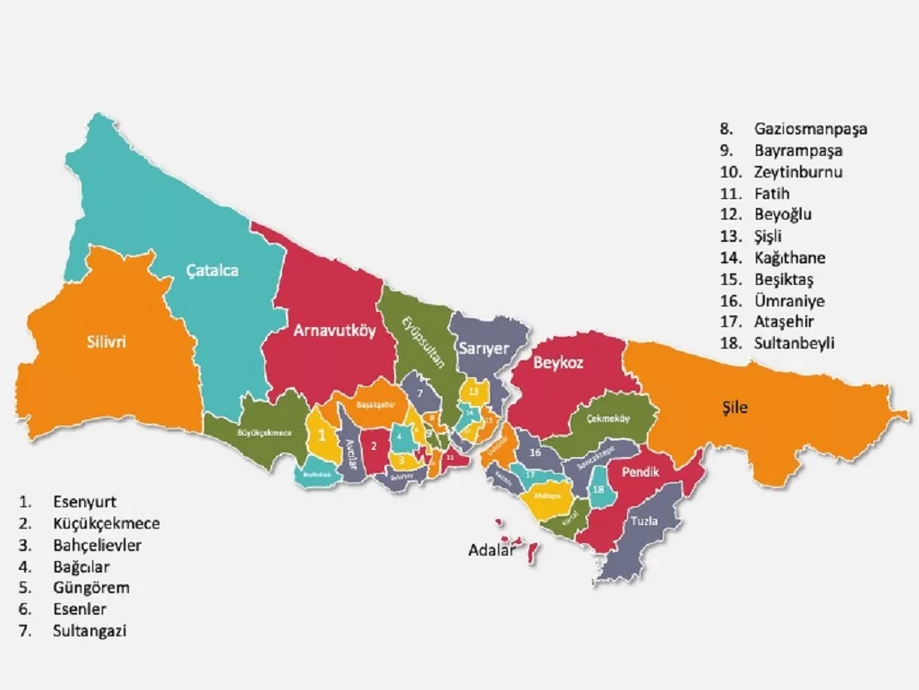istanbul map